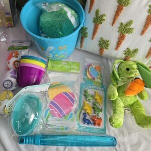 Easter Bunny Blue basket Set